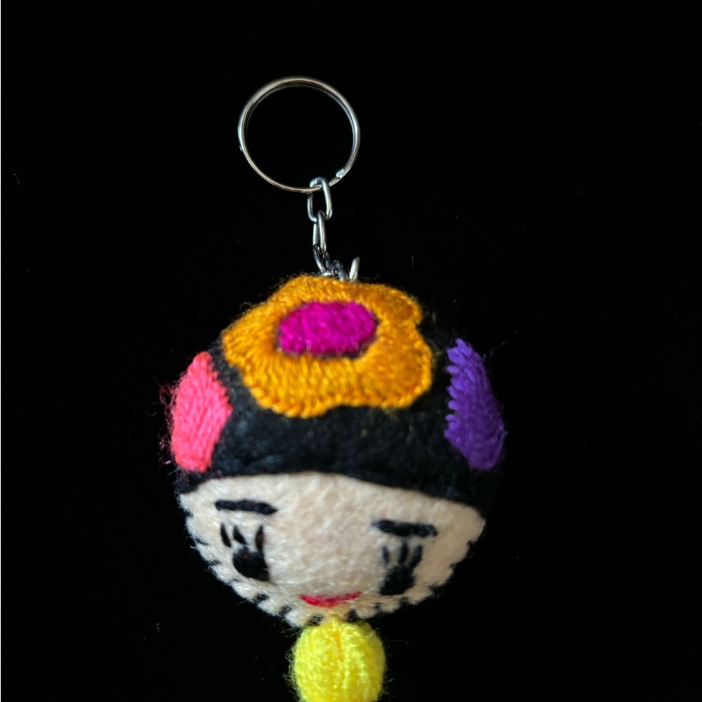 Mexican Colorful Tassel Keychain Set - Picture 3 of 5